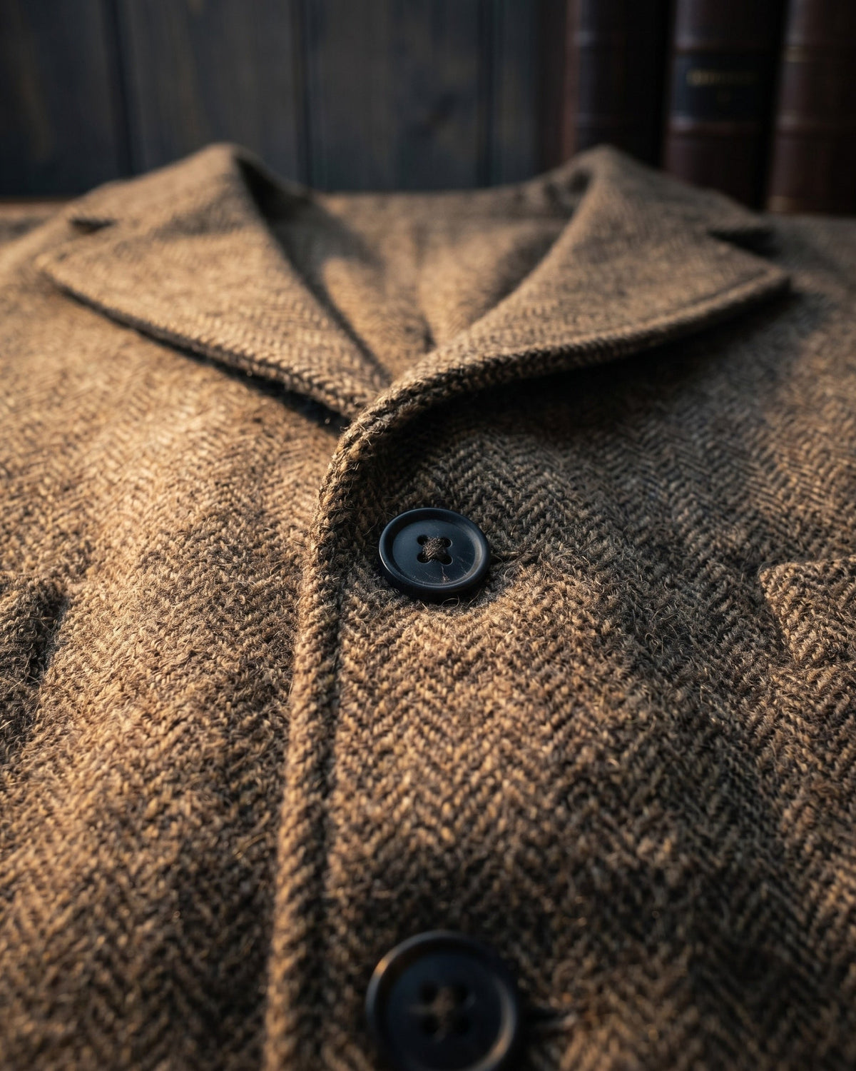 Lucio Herringbone Vest